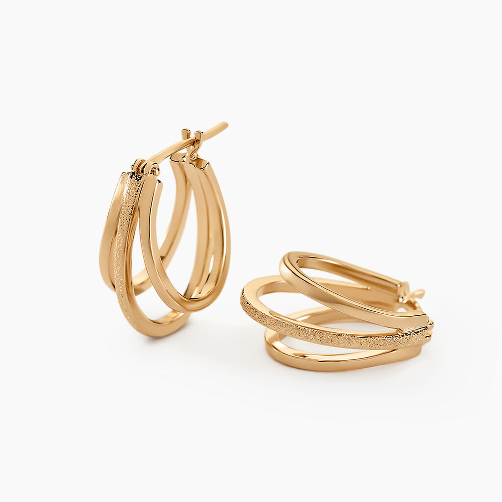 Cr&eacute;oles Clarette Plaqu&eacute; Or Jaune - Cr&eacute;oles Femme | Marc Orian