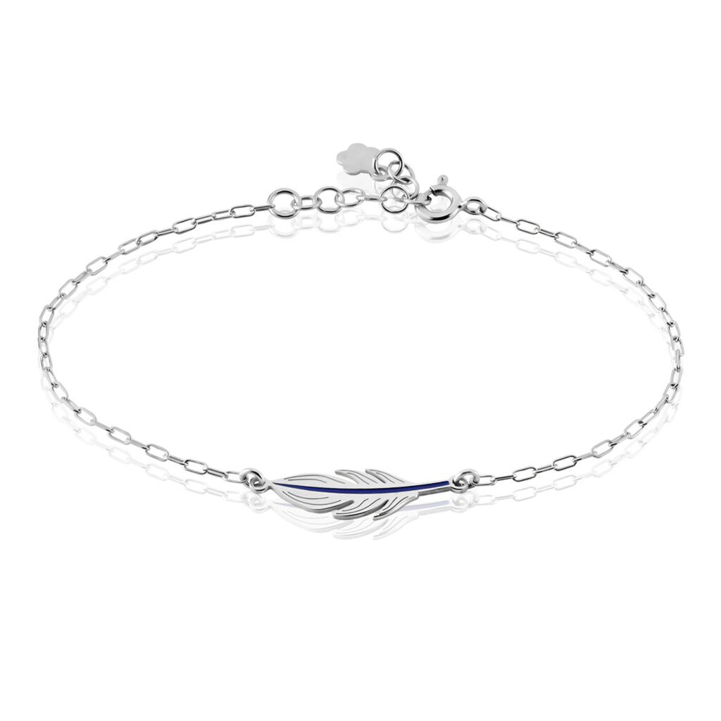 Bracelet Argent Blanc Stieg - Bracelets chaînes Femme | Marc Orian