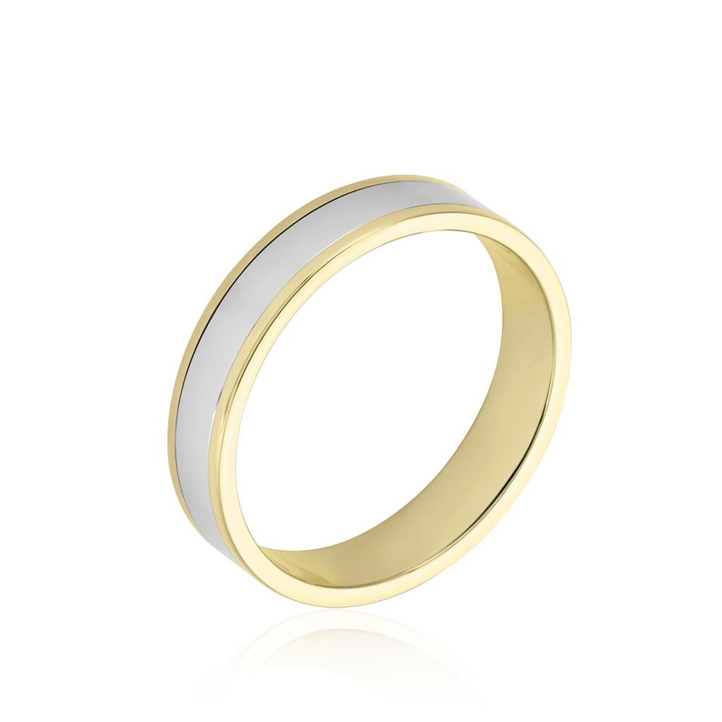 Alliance Hevan Ruban Or Bicolore - Alliances duo Unisex | Marc Orian