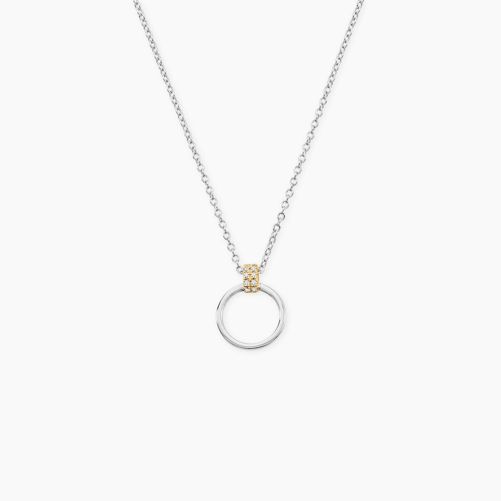 Collier Marcie Or Jaune Argent Blanc Oxyde De Zirconium - Colliers avec pierres Femme | Marc Orian