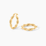 Cr&eacute;oles Deniece Or Jaune - Cr&eacute;oles Femme | Marc Orian