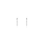 Creoles Argent Blanc Deep In Love Oxyde De Zirconium - Cr&eacute;oles Femme | Marc Orian