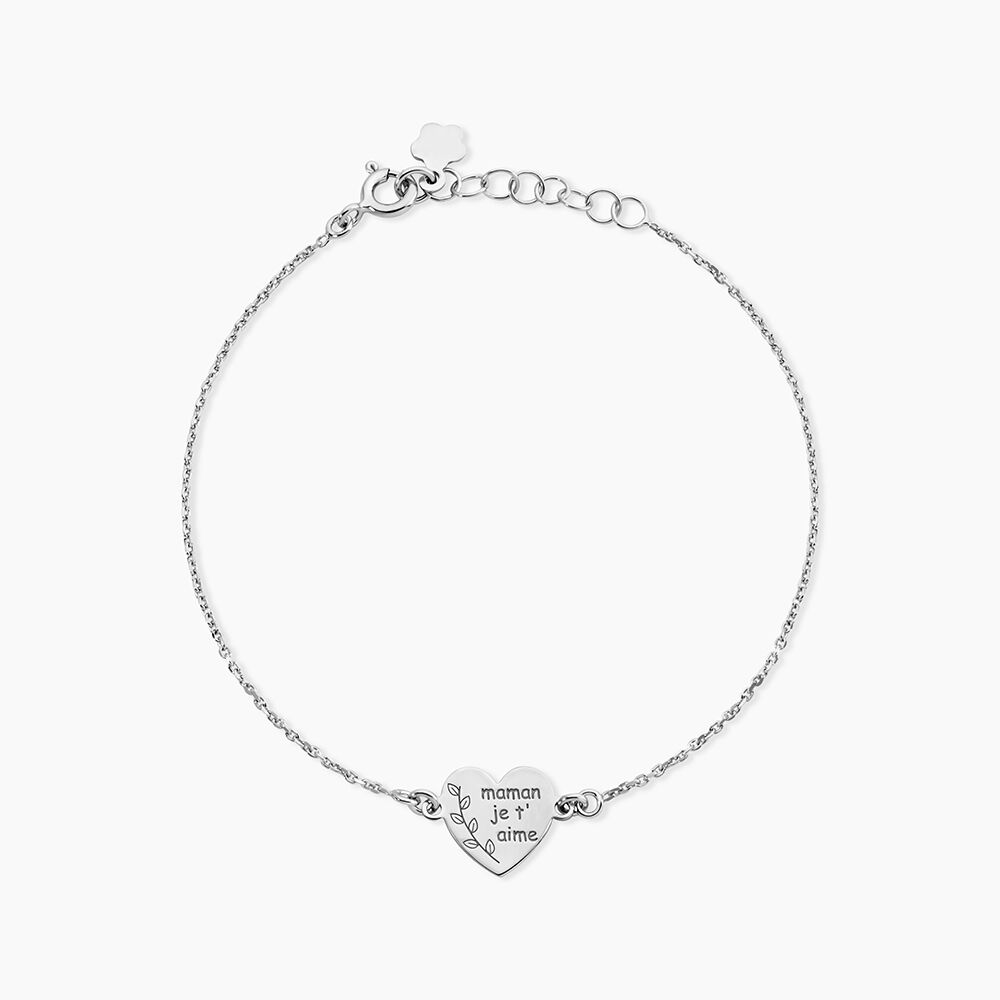 Bracelet Aemilia Argent Blanc - Bracelets fantaisie Femme | Marc Orian