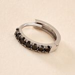 Cr&eacute;ole Unitaire Vito Or Blanc Oxyde De Zirconium - Piercings d'oreilles Homme | Marc Orian