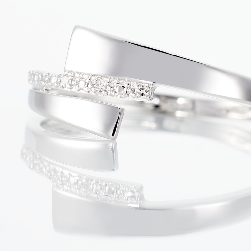 Bague Ainhoa Or Blanc Diamant - Bagues pierres précieuses Femme | Marc Orian