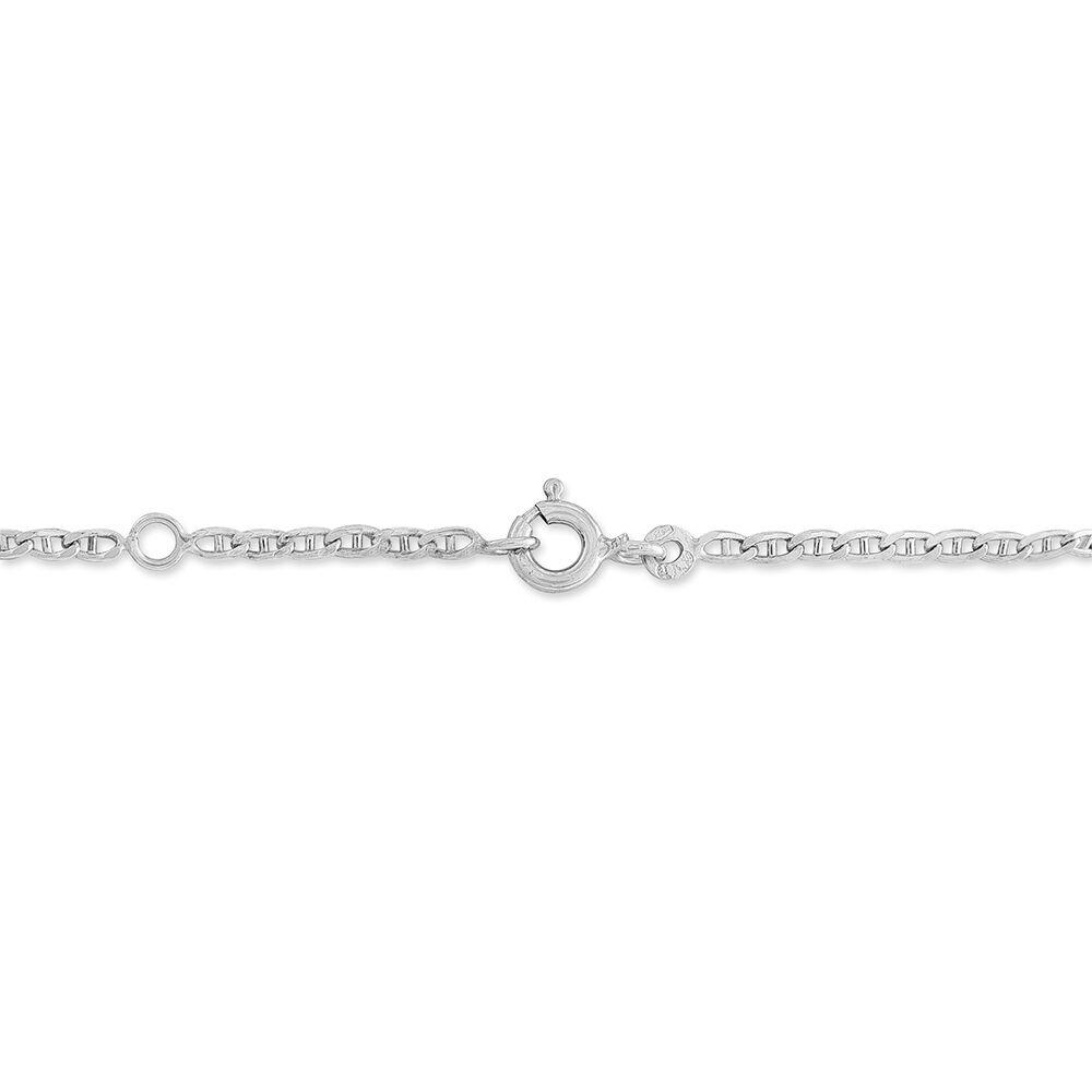 Bracelet Identit&eacute; Shanah Or Blanc - Gourmettes Enfant | Marc Orian