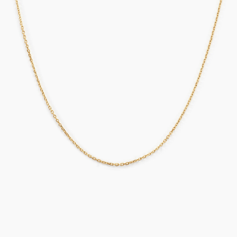 Cha&icirc;ne Igoa Maille For&ccedil;at Diamantee Or Jaune - Chaines Famille | Marc Orian