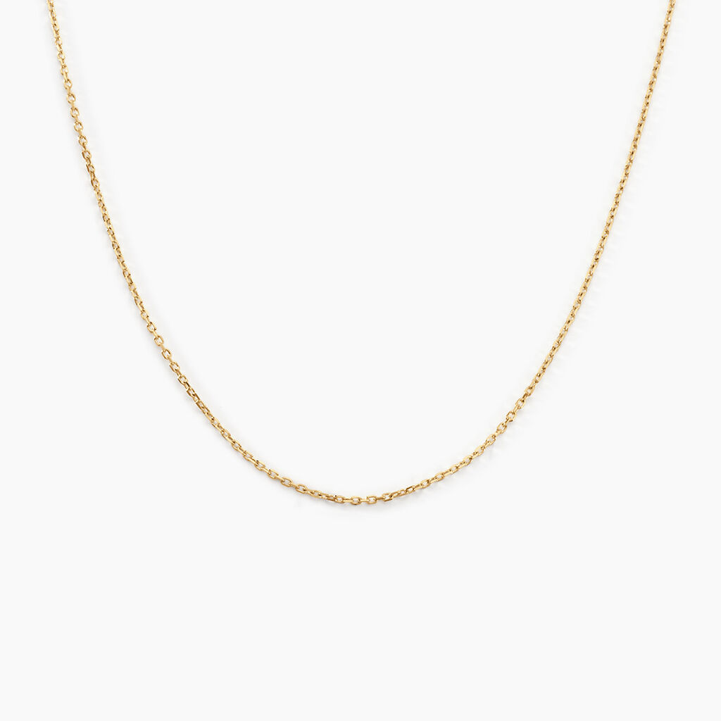 Cha&icirc;ne Igoa Maille For&ccedil;at Diamantee Or Jaune - Chaines Famille | Marc Orian