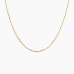 Cha&icirc;ne Igoa Maille For&ccedil;at Diamantee Or Jaune - Chaines Famille | Marc Orian