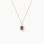 Pendentif Vladimir Or Jaune Rubis Diamants - Pendentifs Femme | Marc Orian