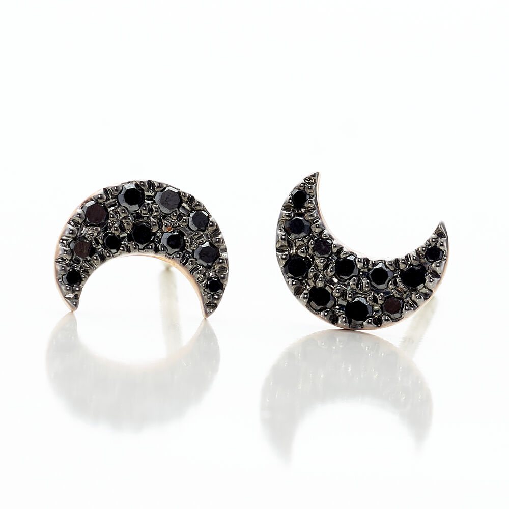 Boucles D'oreilles Puces Anne-marie Or Rose Diamant - Puces Femme | Marc Orian