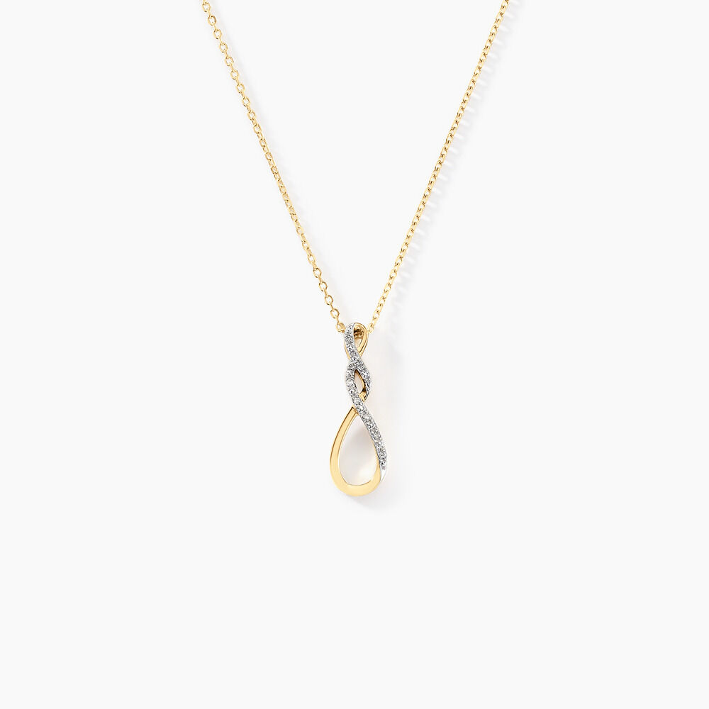 Collier Tunder Or Jaune Diamant - Colliers avec pierres Femme | Marc Orian