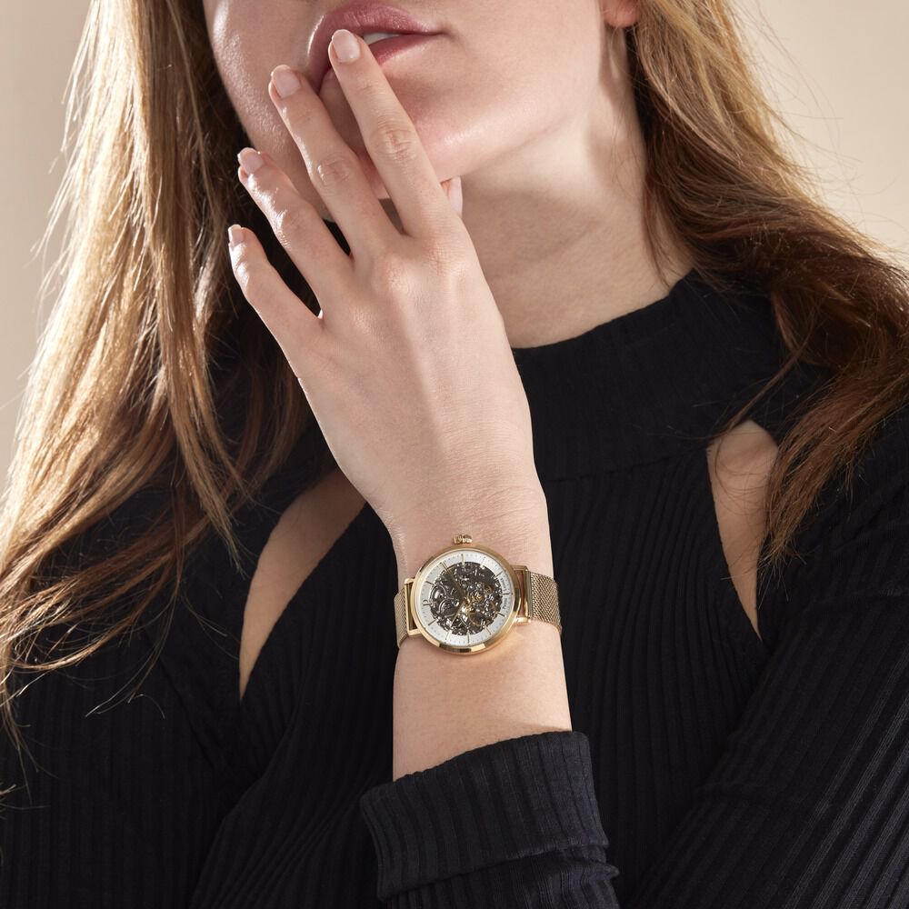 Montre Pierre Lannier Automatique 37 Argent - Montres automatiques Femme | Marc Orian