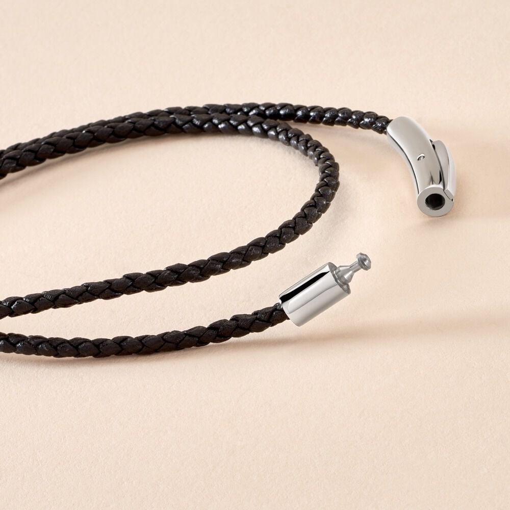 Bracelet Calvino Acier Blanc - Bracelets cuir Homme | Marc Orian