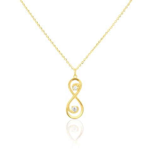 Collier Ademar Or Jaune Oxyde De Zirconium - Colliers avec pierres Femme | Marc Orian