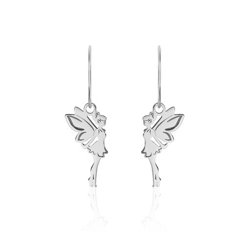 Boucles D'oreilles Pendantes Anita Argent Blanc - Boucles d'oreilles Pendantes Femme | Marc Orian