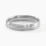 Alliance Alontio Palladium Blanc - Alliances duo Unisex | Marc Orian