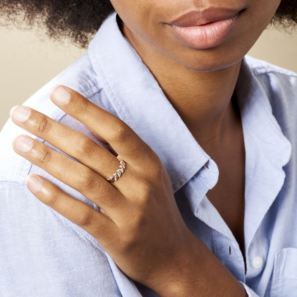 Bague Berinice Or Jaune Diamant - Bagues pierres précieuses Femme | Marc Orian