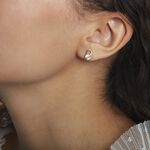 Boucles D'oreilles Puces Or Jaune Berecyntia Topaze - Puces Femme | Marc Orian