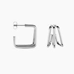 Cr&eacute;oles Stormie Acier Blanc - Cr&eacute;oles Femme | Marc Orian