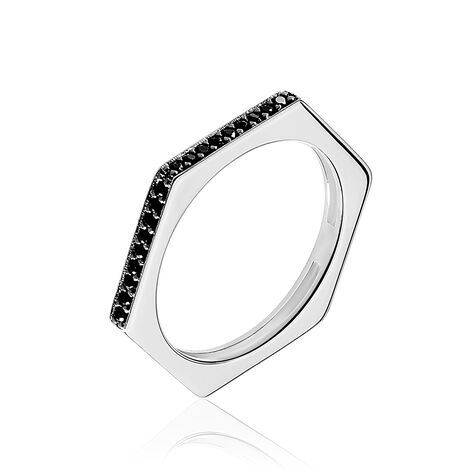Bague Souhyla Argent Blanc Oxyde De Zirconium - Bagues avec pierre Femme | Marc Orian