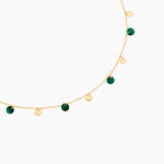 Collier Epurea Or Jaune Malachite - Colliers avec pierres Femme | Marc Orian