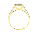 Bague Kate Or Jaune Diamant Synth&eacute;tique - Parures de mariage Femme | Marc Orian