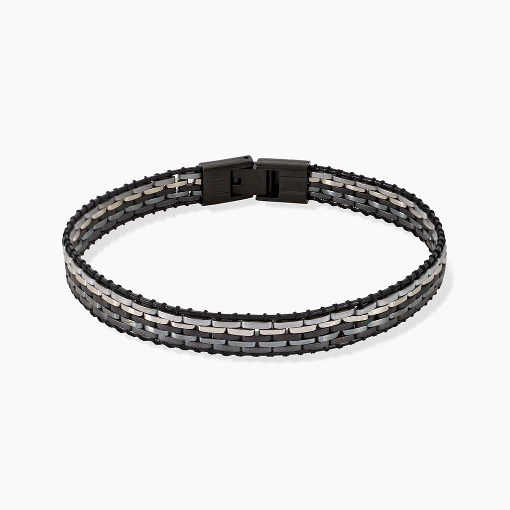 Bracelet Jourdan Orion Acier Noir - Bracelets chaînes Homme | Marc Orian