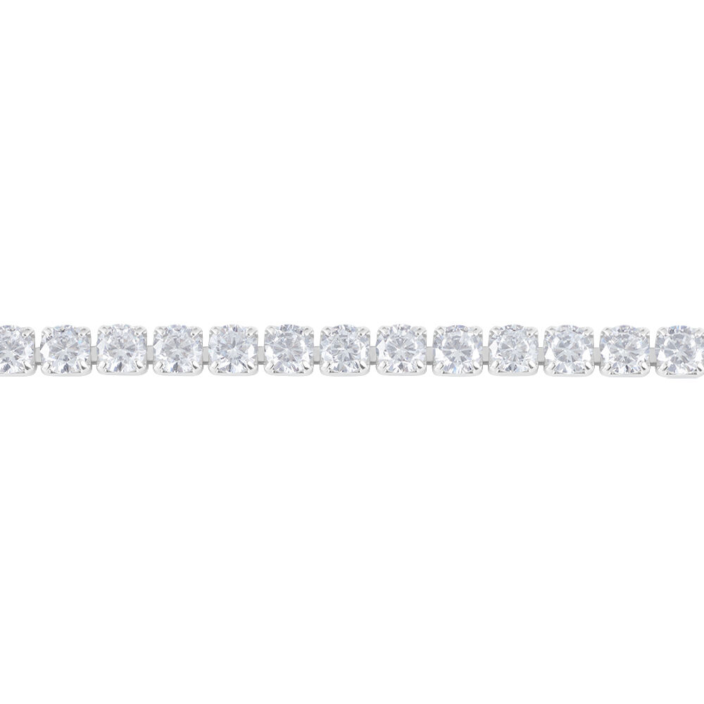 Bracelet Lou-anne Argent Blanc Oxyde De Zirconium Blanc - Bracelets chaînes Femme | Marc Orian