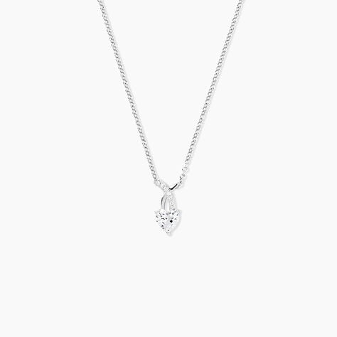 Collier Avalon Argent Blanc Oxyde De Zirconium - Colliers avec pierres Femme | Marc Orian