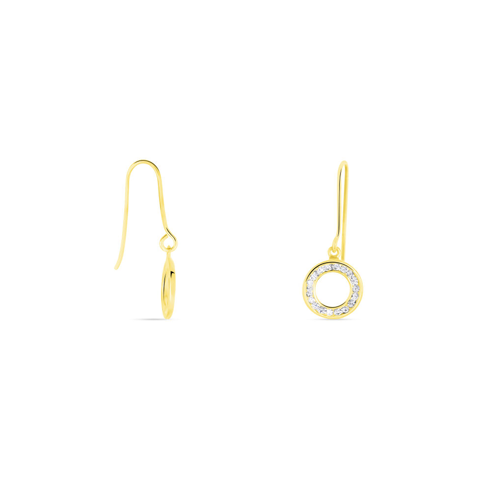 Boucles D'oreilles Pendantes Lavande Or Jaune Oxydes - Pendantes Femme | Marc Orian