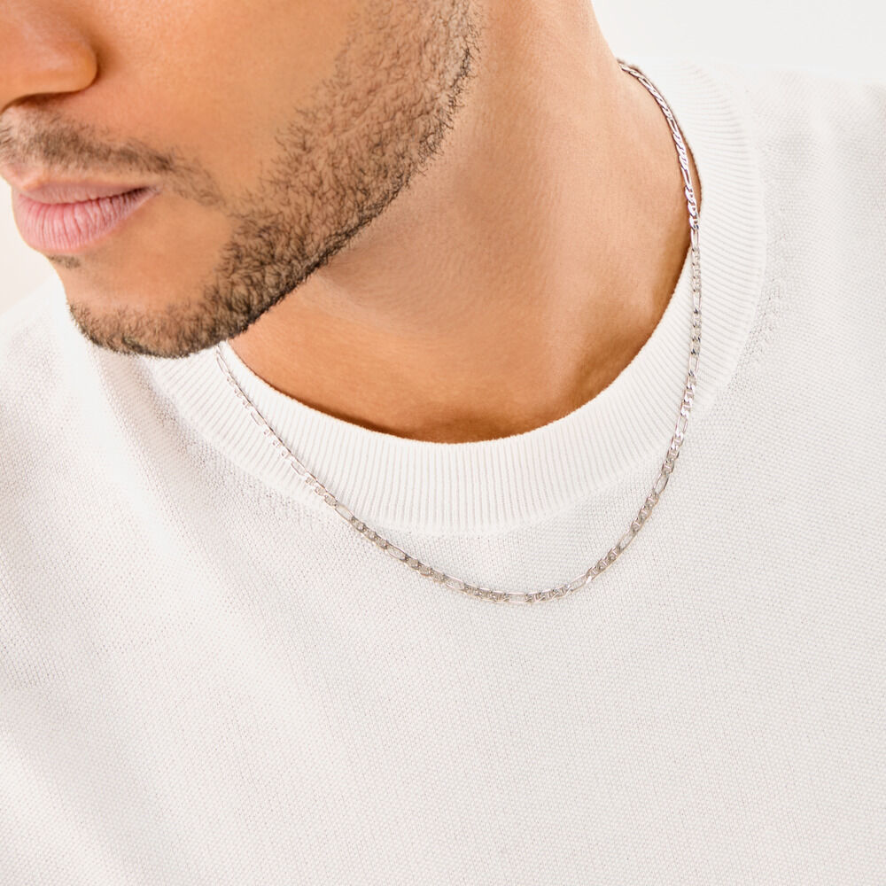 Collier Edmonde Argent Blanc - Colliers Homme | Marc Orian