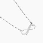 Collier Zelma Argent Blanc - Colliers fantaisie Femme | Marc Orian