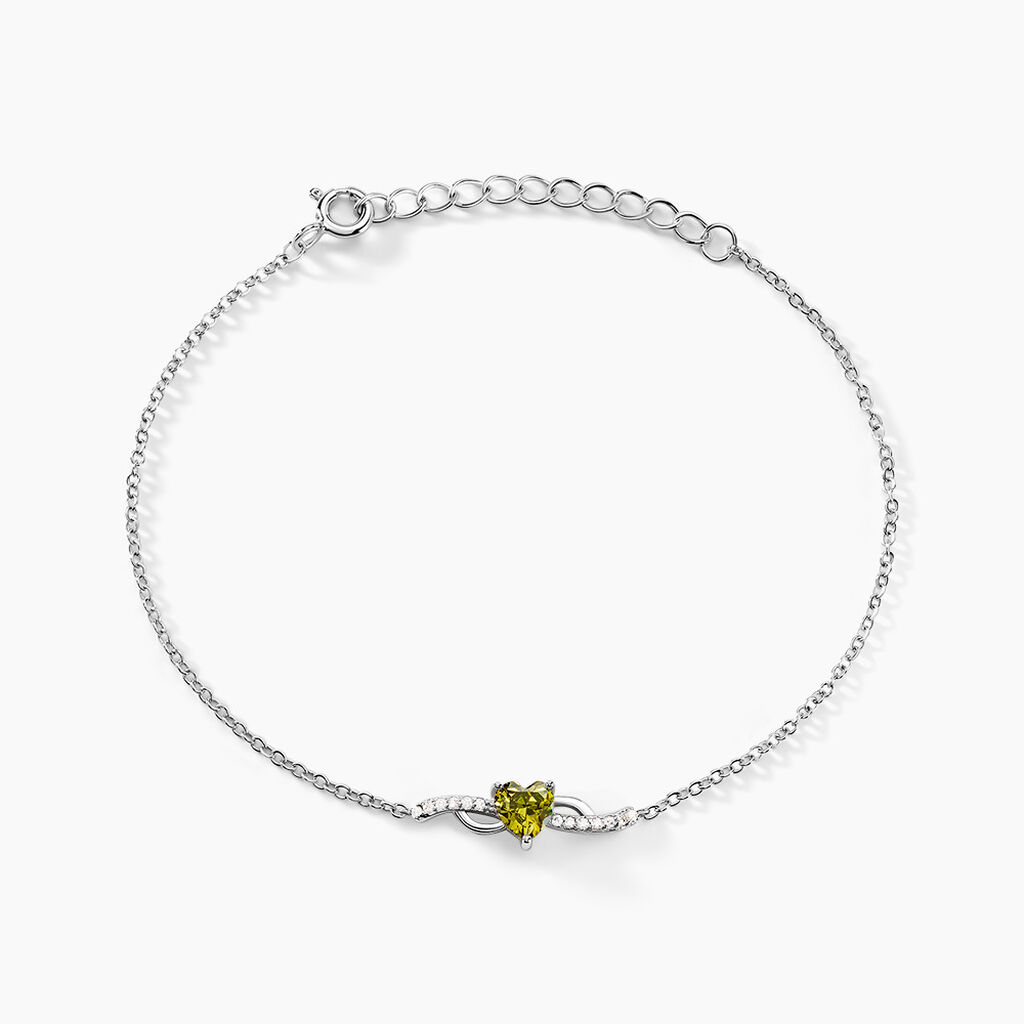 Bracelet Avalon Argent Blanc Oxyde De Zirconium - Bracelets fantaisie Femme | Marc Orian