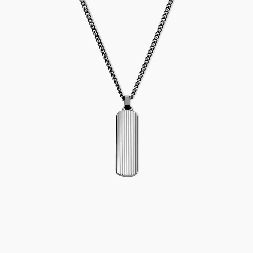 Collier Pantheon Acier Gris - Colliers fantaisie Homme | Marc Orian