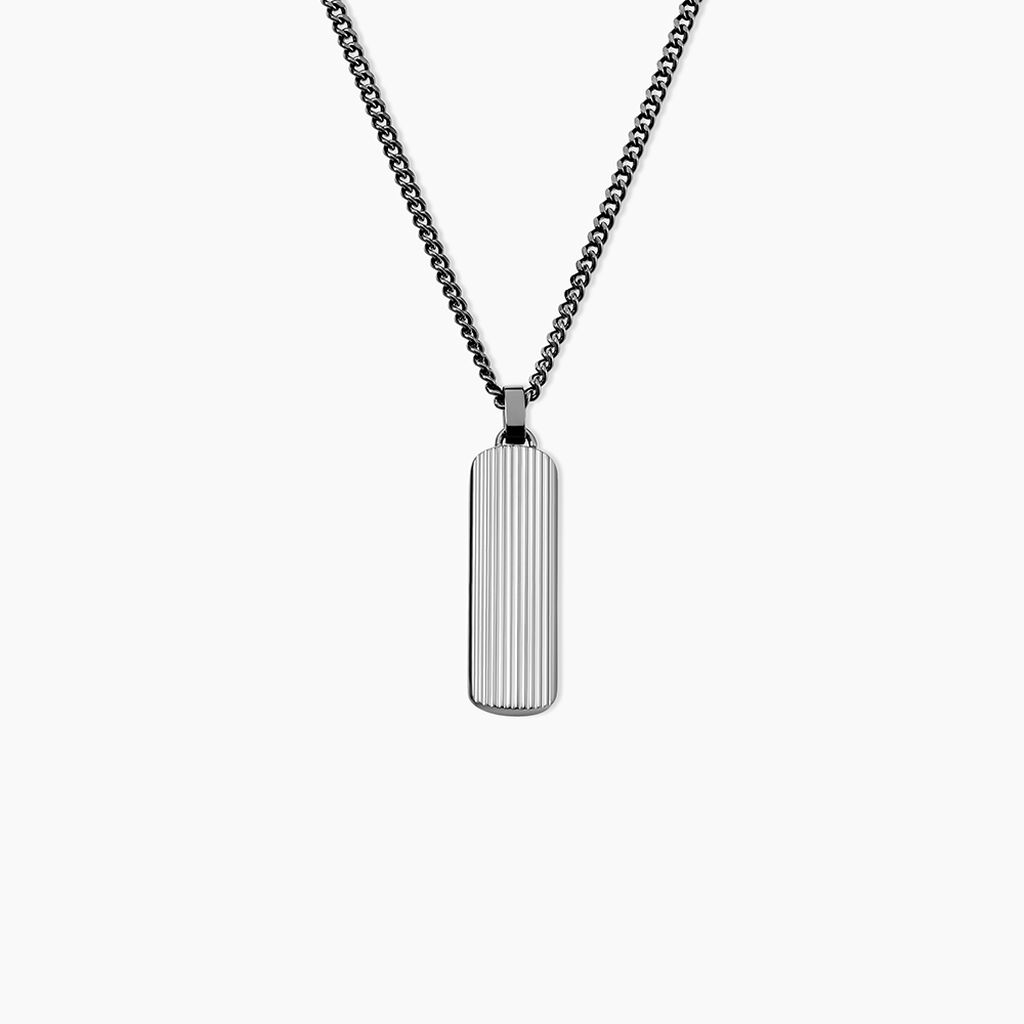 Collier Pantheon Acier Gris - Colliers fantaisie Homme | Marc Orian