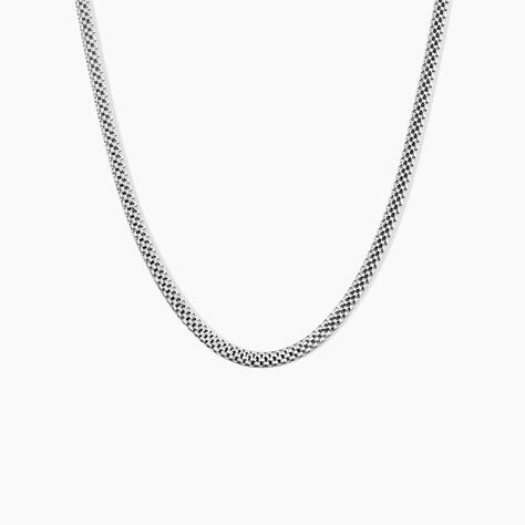 Collier Christine Argent Blanc - Chaines Femme | Marc Orian