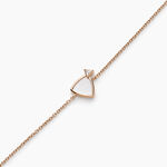Bracelet Muse Argent Rose Nacre Oxyde De Zirconium - Bracelets fantaisie Femme | Marc Orian