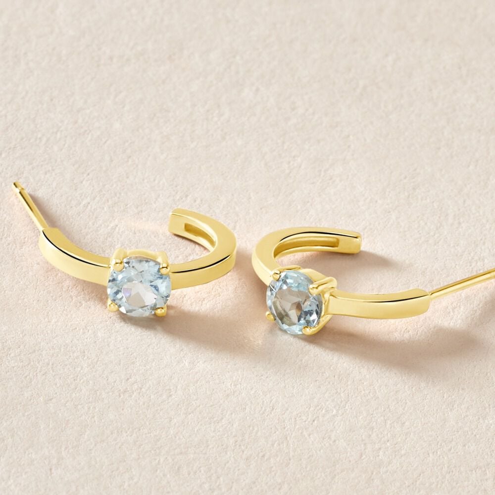 Cr&eacute;oles Nottingham Or Jaune Topaze - Cr&eacute;oles Famille | Marc Orian