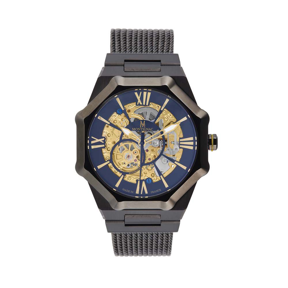 Montre Montignac Octogon Automatique Noir - Montres automatiques Homme | Marc Orian