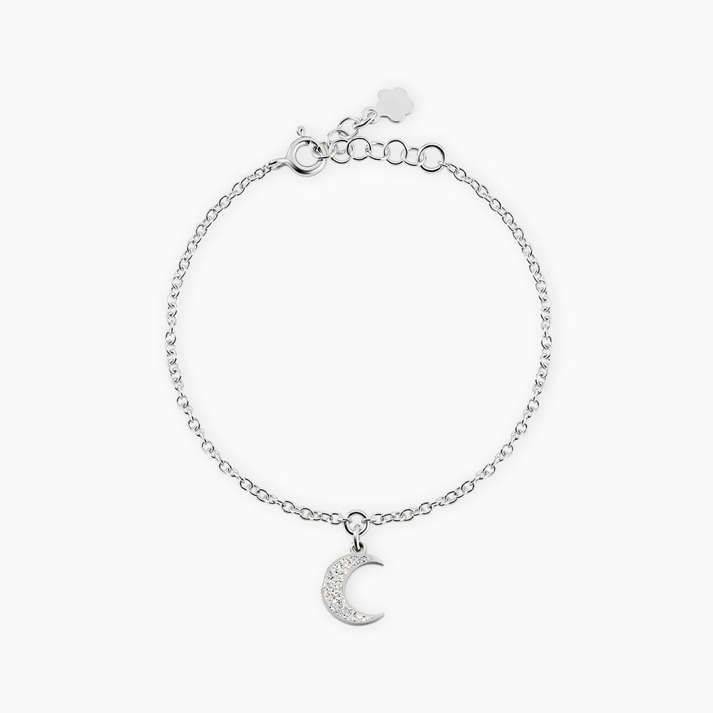 Bracelet Twiggy Argent Blanc - Bracelets fantaisie Femme | Marc Orian