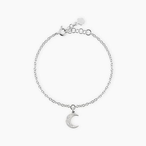 Bracelet Twiggy Argent Blanc - Bracelets fantaisie Femme | Marc Orian