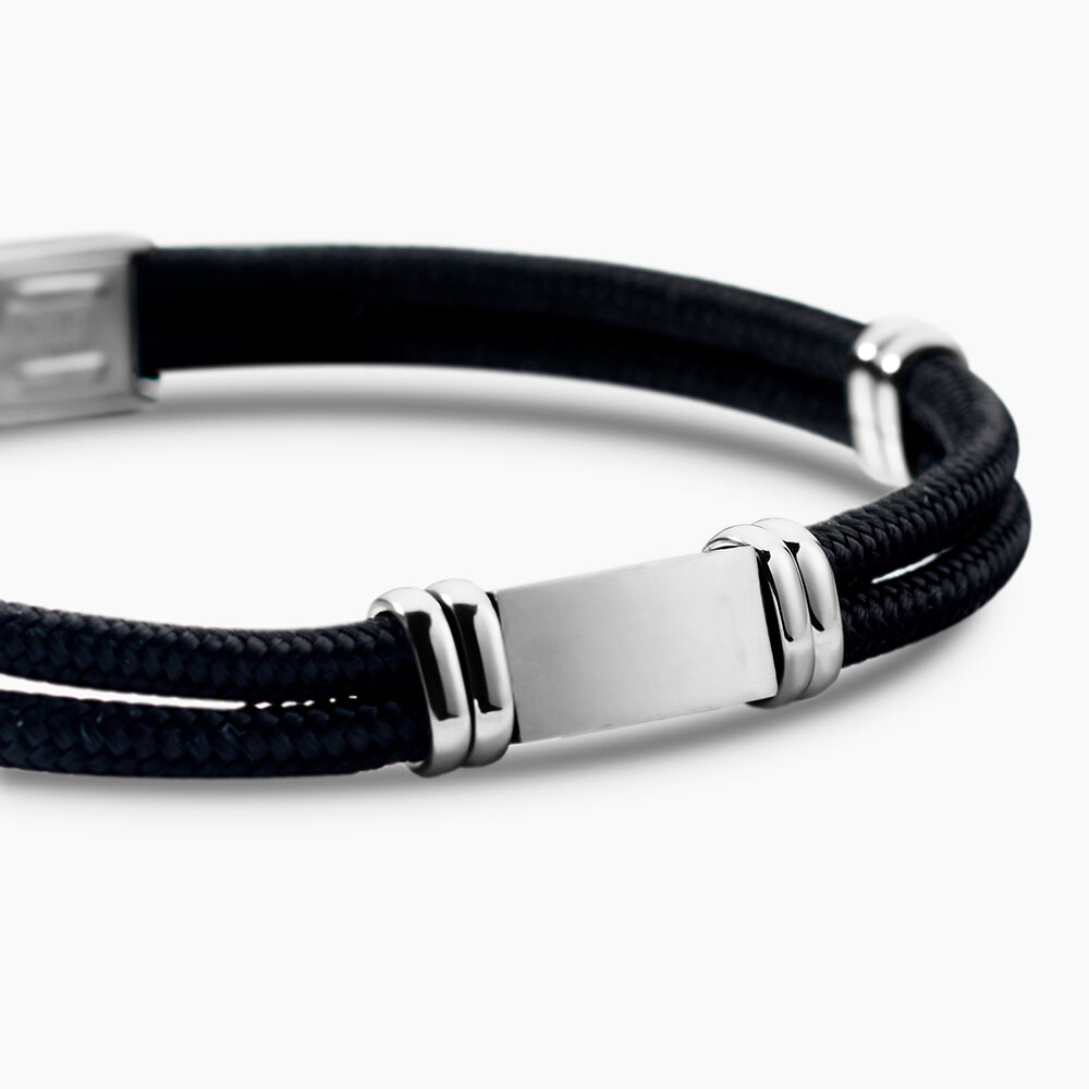 Bracelet Yannik Acier Blanc - Bracelets cordons Homme | Marc Orian