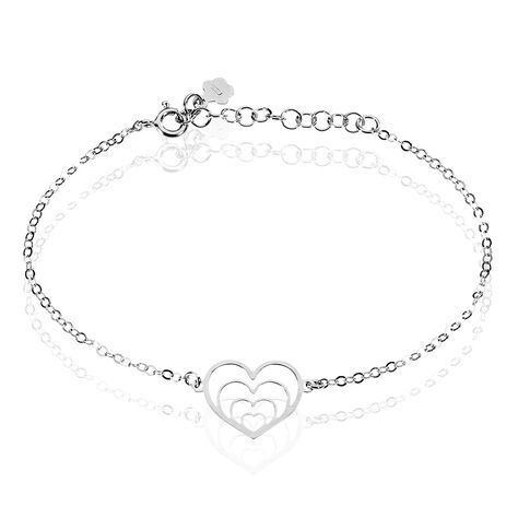 Bracelet Naleen Argent Blanc - Bracelets chaînes Femme | Marc Orian