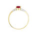 Bague Or Jaune Candice Rubis