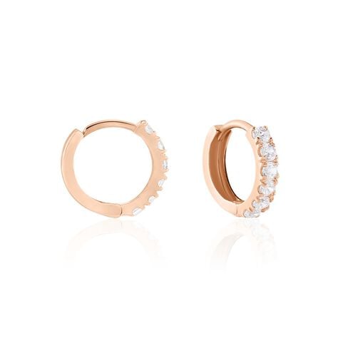 Cr&eacute;oles Or Rose Andgelina Oxyde - Cr&eacute;oles Femme | Marc Orian