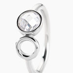 Bague Bastiano Argent Blanc Oxyde De Zirconium - Bijoux fantaisie Femme | Marc Orian