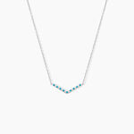 Collier Elga Argent Blanc Oxyde De Zirconium - Colliers avec pierres Femme | Marc Orian