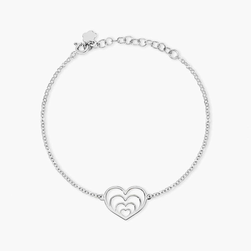 Bracelet Naleen Argent Blanc - Bracelets fantaisie Femme | Marc Orian