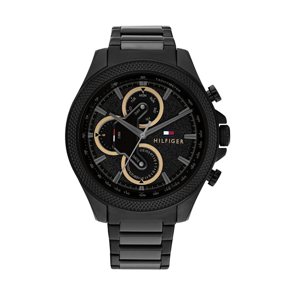 Montre Tommy Hilfiger Clark Noir - Montres &eacute;tanches Homme | Marc Orian